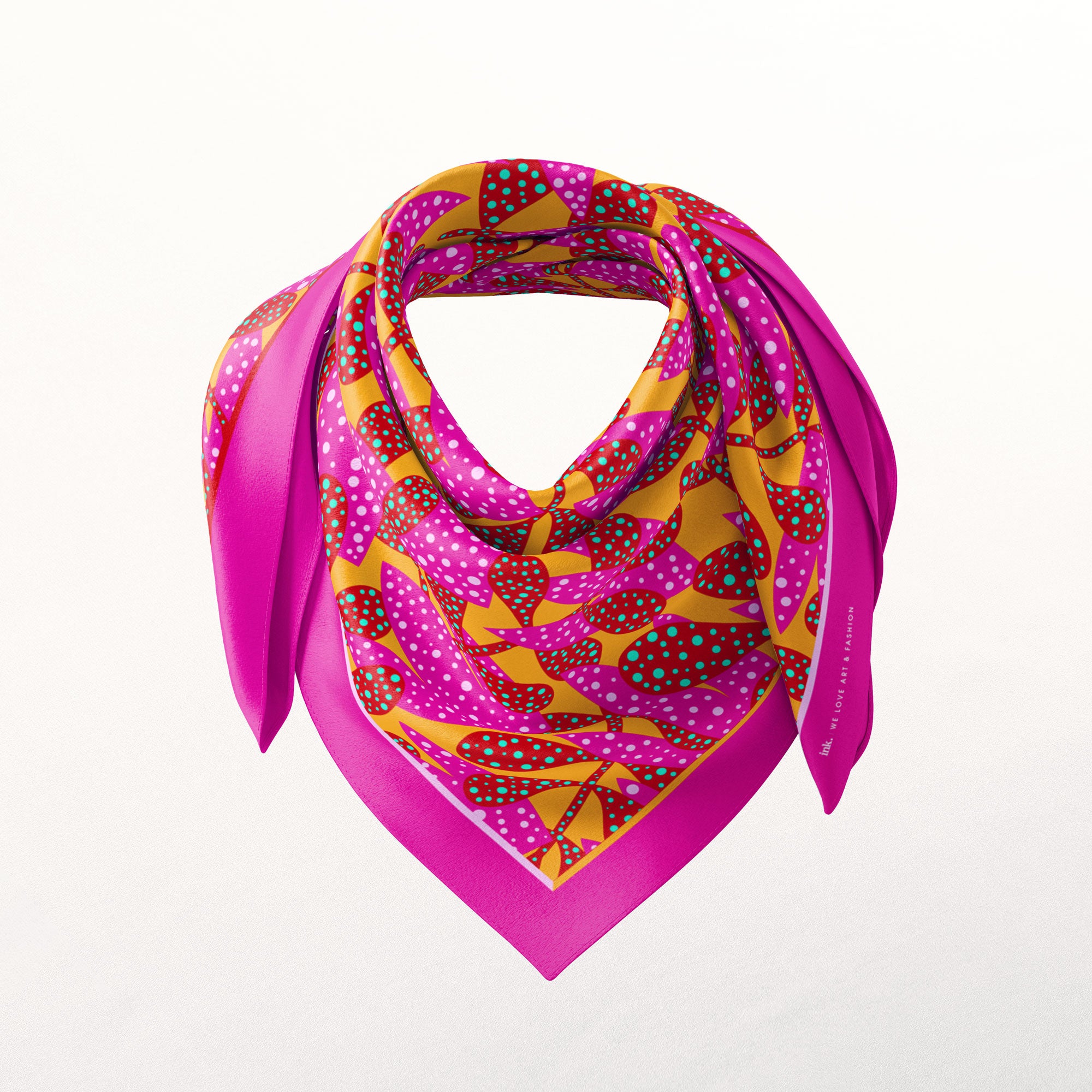 Pattern Foulard / Pink – INK. | We Love Art & Fashion®️